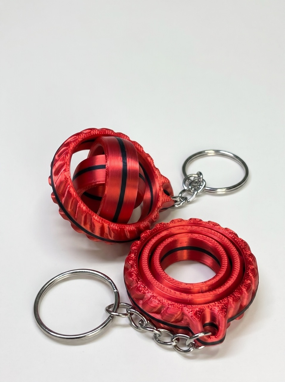 3D keychain Ring spinner